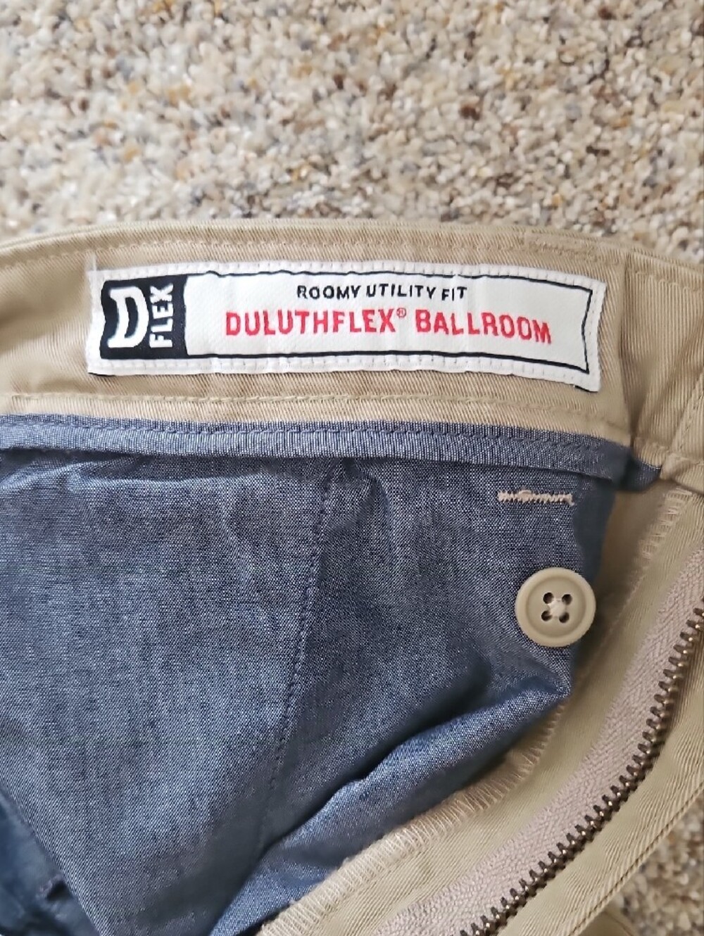 Duluth Trading Co Khaki Straight-Leg Chinos - Picture 3 of 4